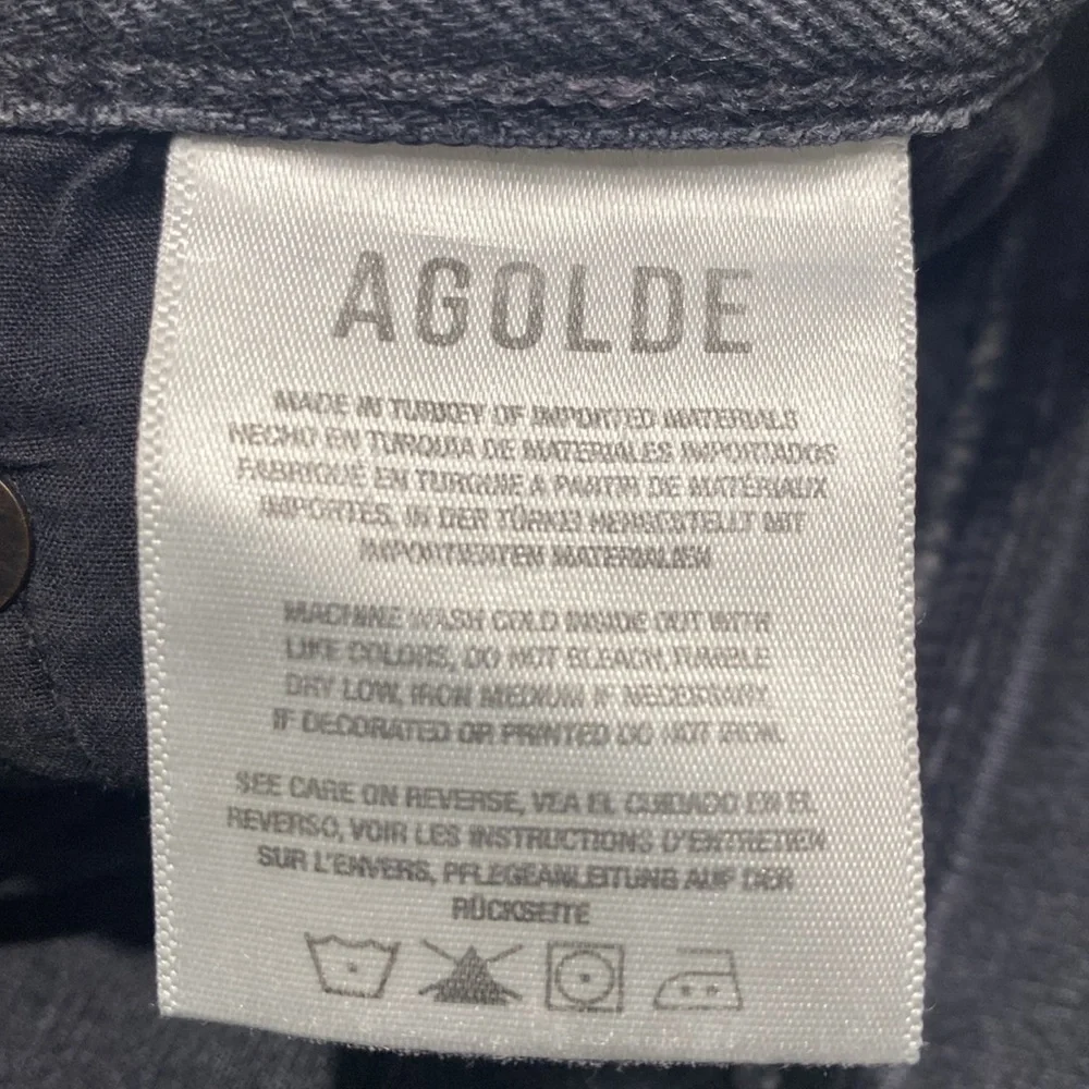 Agolde Criss Cross Straight Jeans